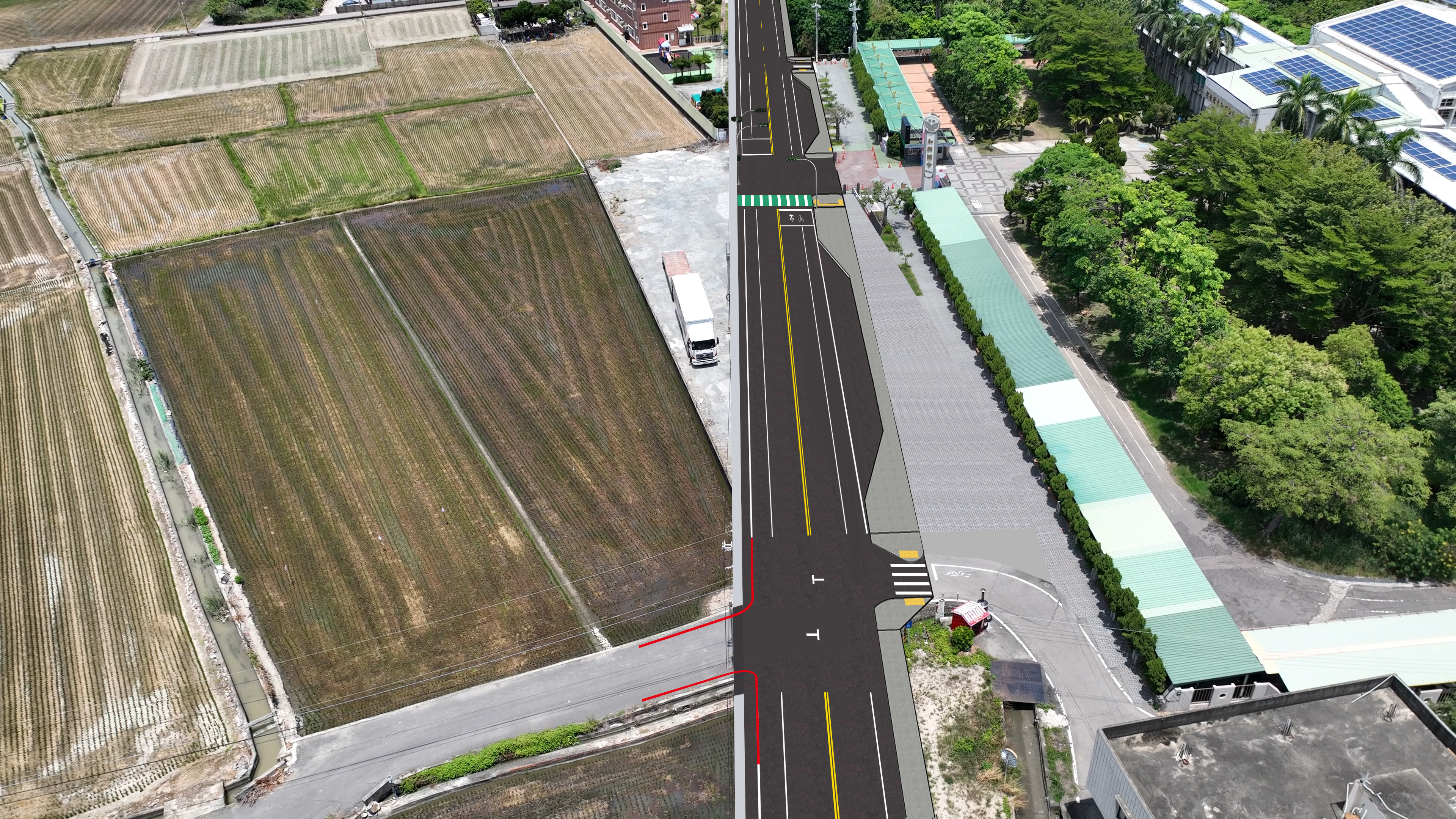 【土木工程】和美鎮美寮路(彰6線)道路拓寬工程 內頁大圖 1